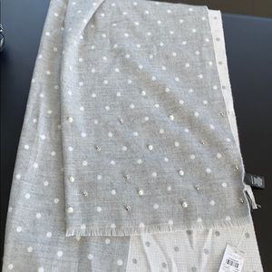 Ann Taylor polka dot scarf